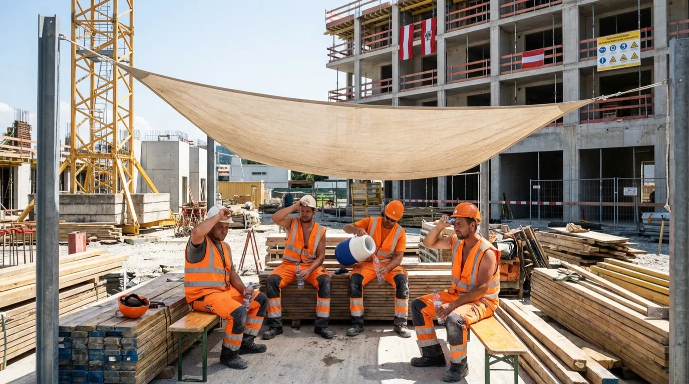 Sicherheitsunterweisung auf der Baustelle